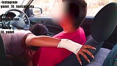 シーン#1 ビデオの: Mexican beauty gets naughty in public car with pol...