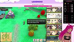 Scena#1 del video: Vtuber Lewdneko in action in Evenicle Part 20